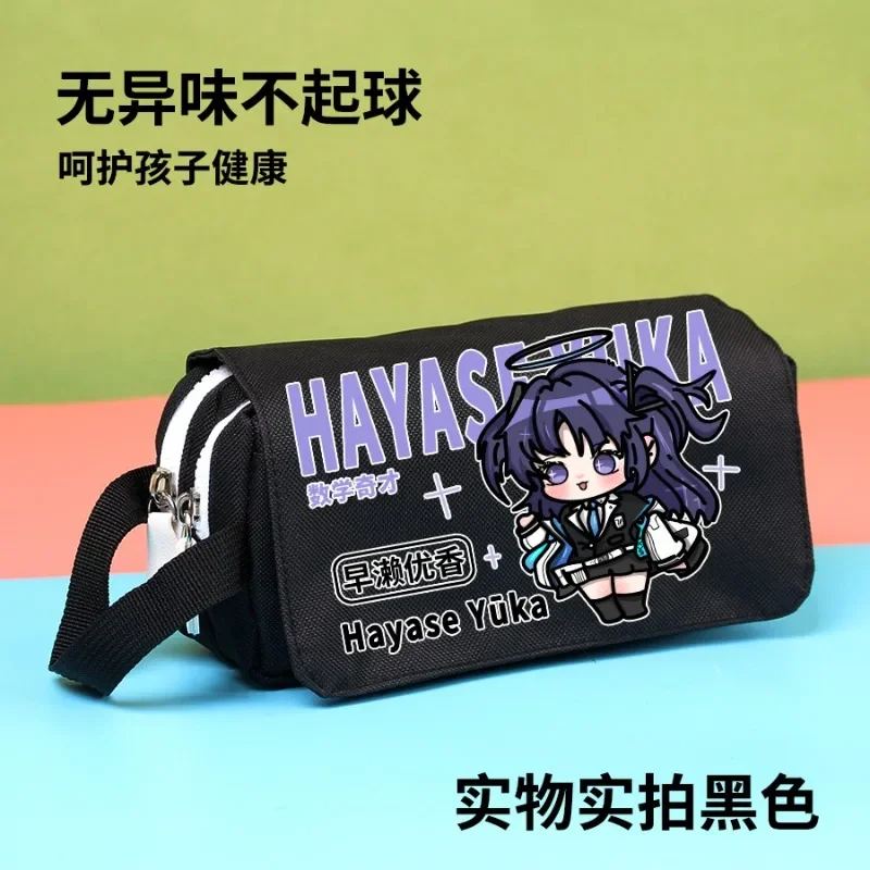 Game Blue Archive Anime Cos Tendou Arisu Shirasu Azusa Takanashi Hoshino Hayase Yuka Etc. Unisex Simple Pencil Case Gift