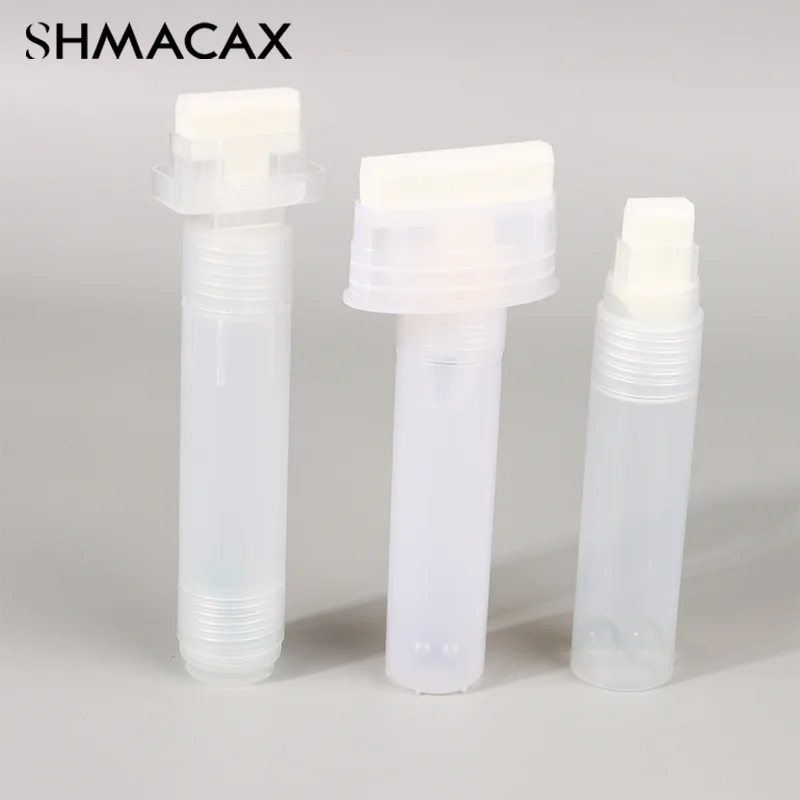 1 Pcs 15mm 30mm 50mm Plastic Empty Pen Rod Barrels Tube For Graffiti Pen Liquid Chalk Markers Paint Pen Accessories