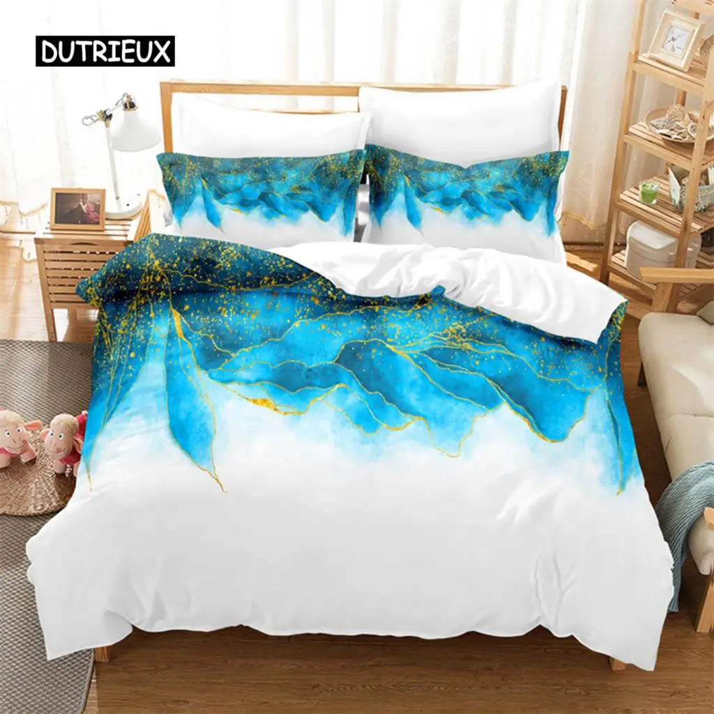 

Marbling Bedding Set Duvet Cover Set 3d Bedding Digital Printing Bed Linen Queen Size Bedding Set Fashion Design