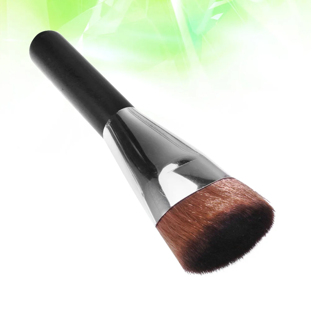 

Big Makeup Brush Loose Powder Plastic Handle Soft Dense Kit Professional Foundation Application Tool