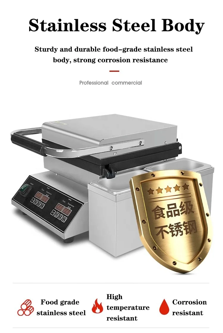 Commercial Square Bubble Waffle Maker 110V/220V Snack Belgian Waffle Machine Non-stick Pancake Machine Electric