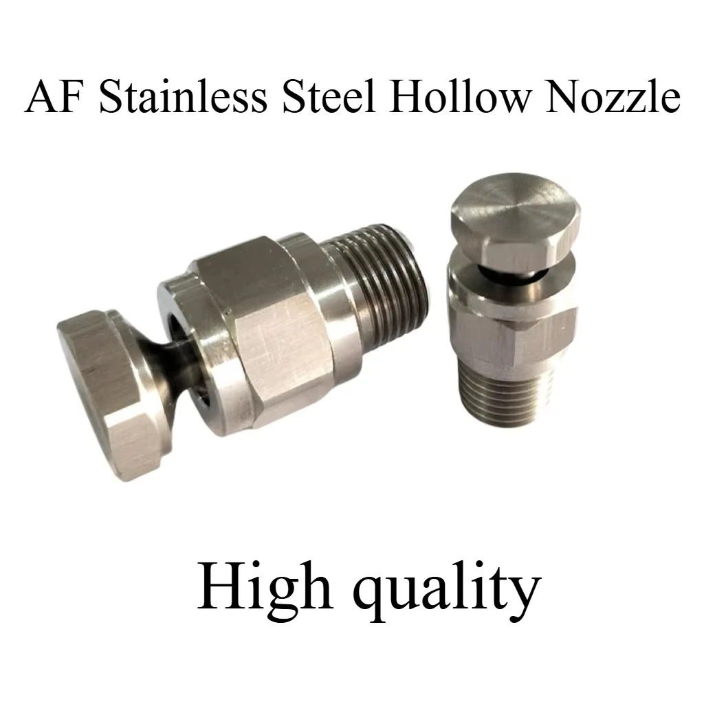 AF Stainless Steel Hollow Nozzle Industrial Cleaning Spray Nozzle Metal Surface Treatment Sprayer Head High Pressure Washing