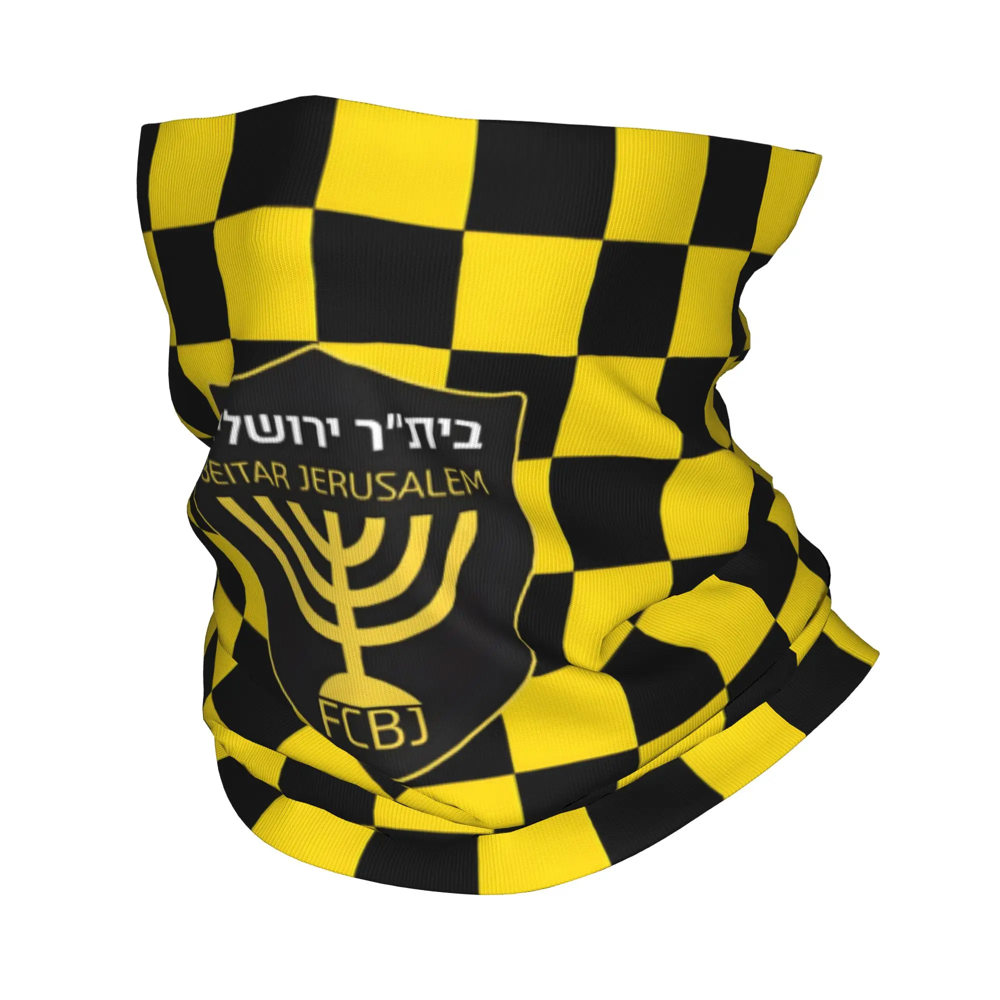 Custom Footbally Beitar Jerusalem FC Soccer  Bandana Neck Warmer Men Women Winter Ski Tube Scarf Gaiter  Face Cover