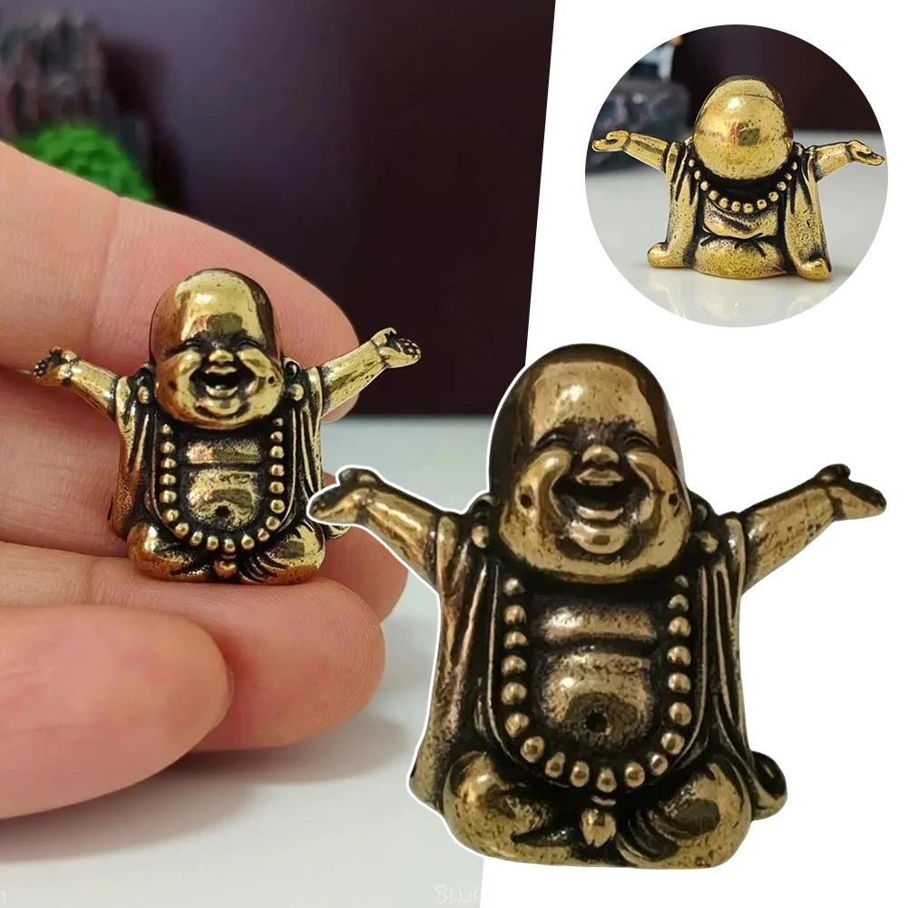 Maitreya Buddha Statue Laughing Buddh Crafts Buddhist Ornaments Wealth Lucky Meditation Fengshui Decoration Home Decoration