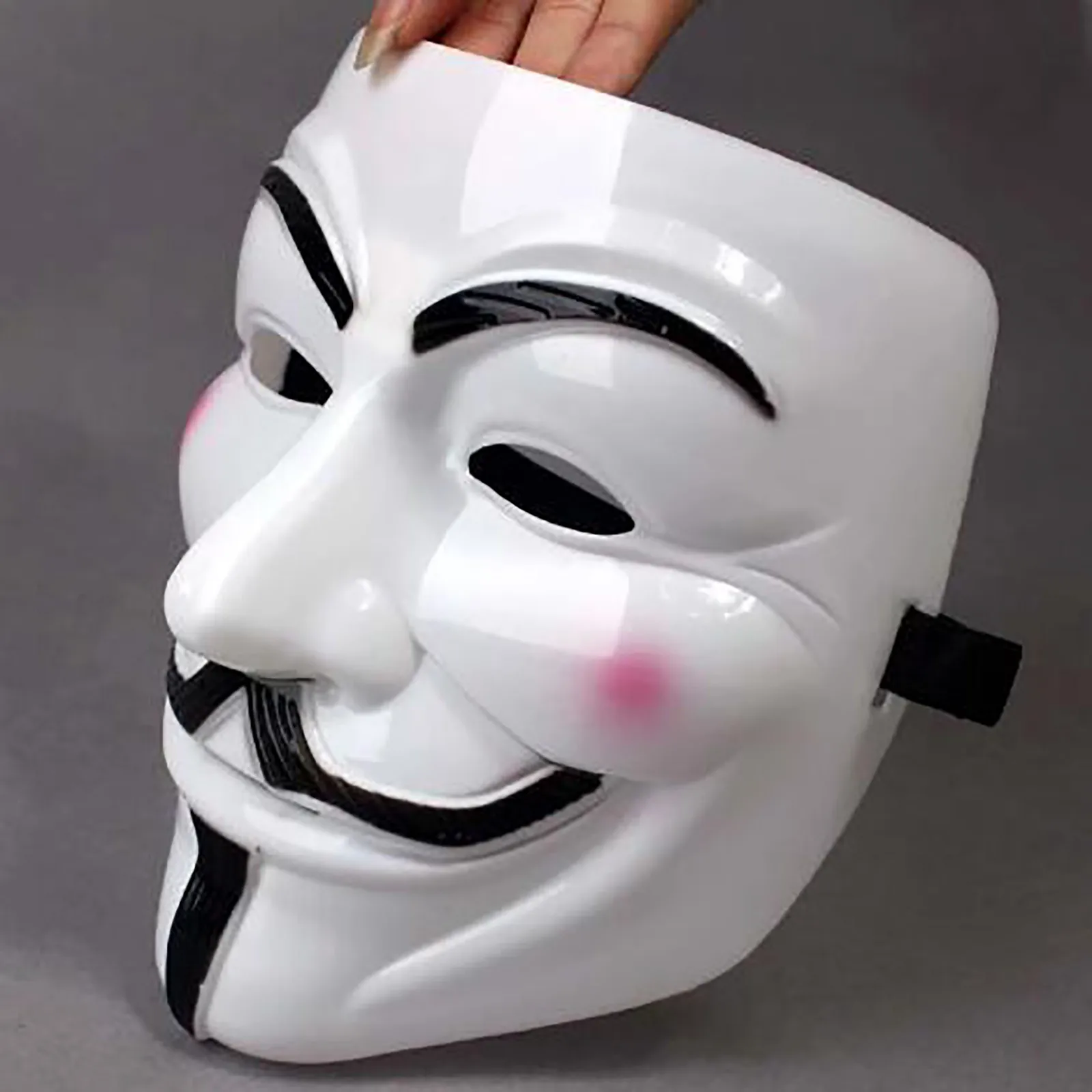 Film Maskerade Anonyme Gesichtsmaske Halloween Party Cosplay Masken Requisiten für Erwachsene Kinder Film Thema Maske Anime Kostüme Zubehör