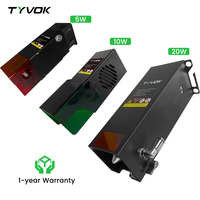 Tyvok 20W Laser Module with Air Assist Nozzle Diode 450nm TTL Blue Light 10W 5W Laser Head for Laser Engraving Wood DIY Tools