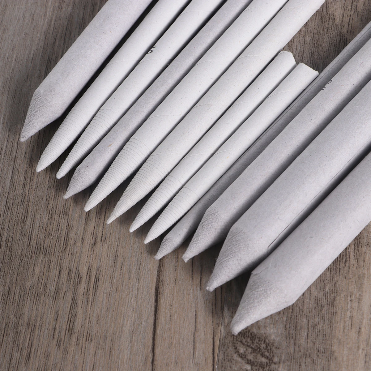 

12Pcs Blending Stumps Tortillons Sketch Drawing Set Sandpaper Pencil Sharpener for Art Students Beginners Blending Stumps