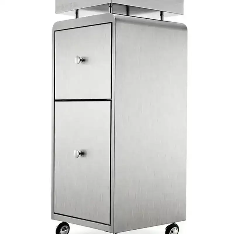 Style Italian Multifunctional Trolley Storable Barber Shop Designer Trolley Modern Beauty Salon Furniture Skjuta En Vagn HBSC