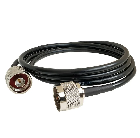 RG58 Cable N Male plug to N Male connector 50ohm Coaxial Cable jumper