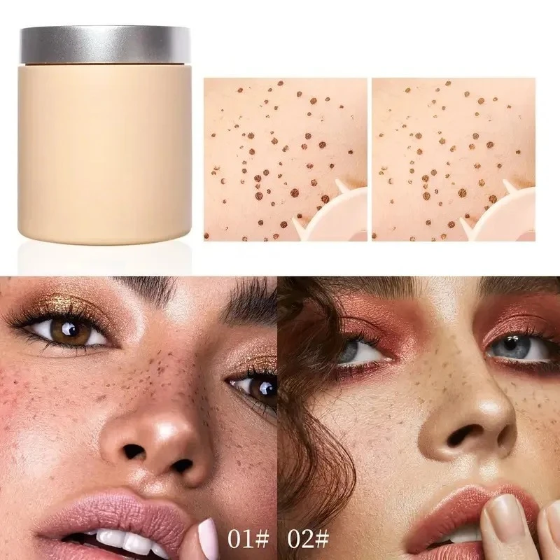 エアクッションそばかす顔ボディそばかすスタンプキットリアルなそばかす自然シミュレーション偽ドットスポットコームシール防水メイク