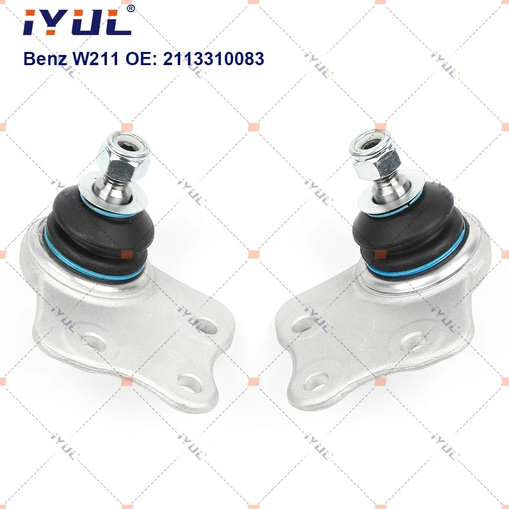 IYUL A Pair Front Upper Left Right Suspension Control Arm Ball Joint For Mercedes Benz E Class W211 S211 CLS C219 SL R230