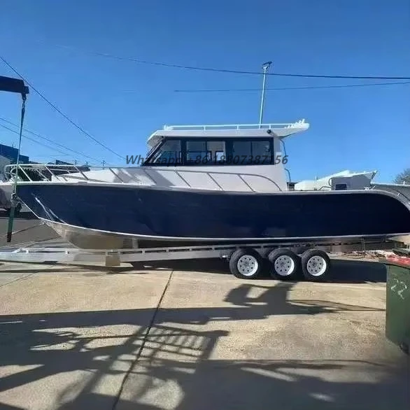 Saft Manufacturing Company Top 8.1 m 26.5 ft Cabin Speed Yacht 26.5 ft Aluminum Alloy Hull Fishing Outboard Welding Sports Cruis