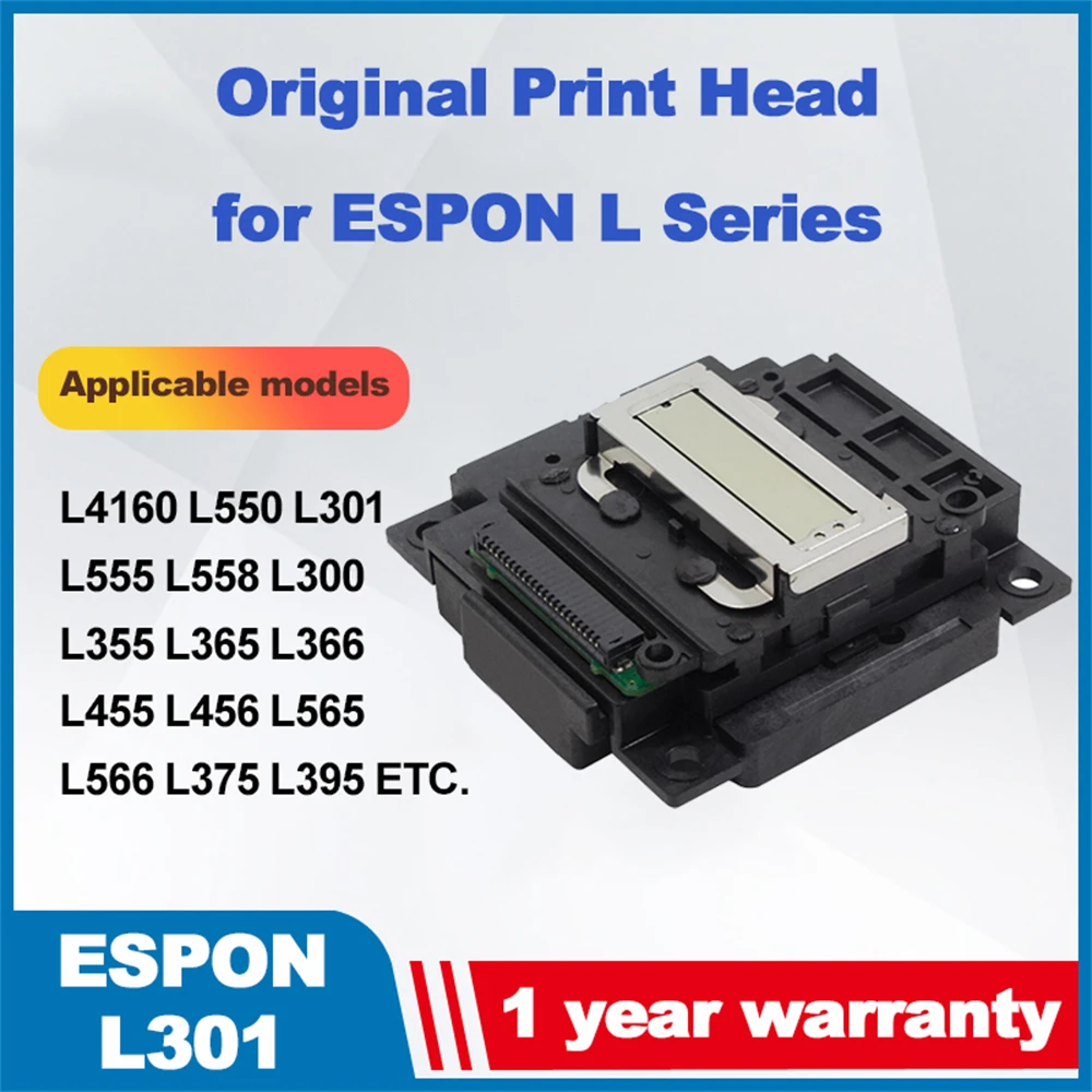 

L301 Original Epson Print Head for Epson L301 L303 L310 L3110 L111 L1118 L1119 L130 L351 L353 L358 L360 L401 L405 L380 Printhead