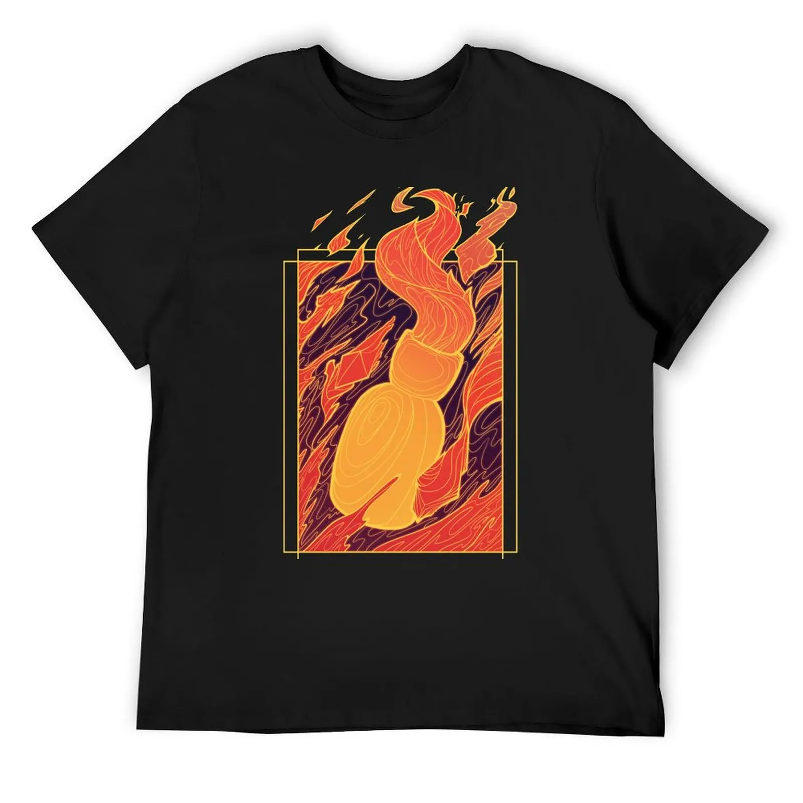 

Burning Flask of Embers T-Shirt customs design your own clothes Funny t-shirts mens graphic t-shirts