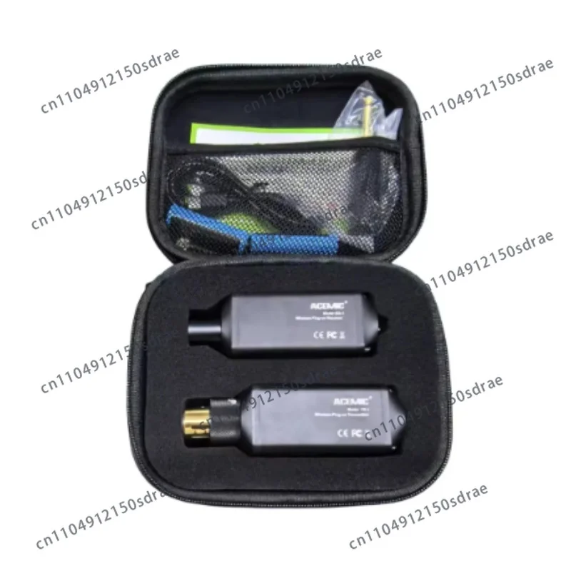 Acemic RT-1 XLR Wireless Microphone Adapter, Plug-On Digital Audio Transmitter and Receiver System for Condenser and Dynamic Mic