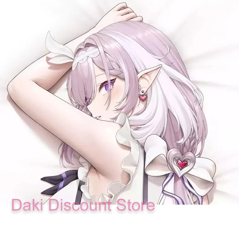 Dakimakura Anime Elysia Honkai Double-sided Print 2WAY Life-size Pillowcase Gift Body Pillow Cover
