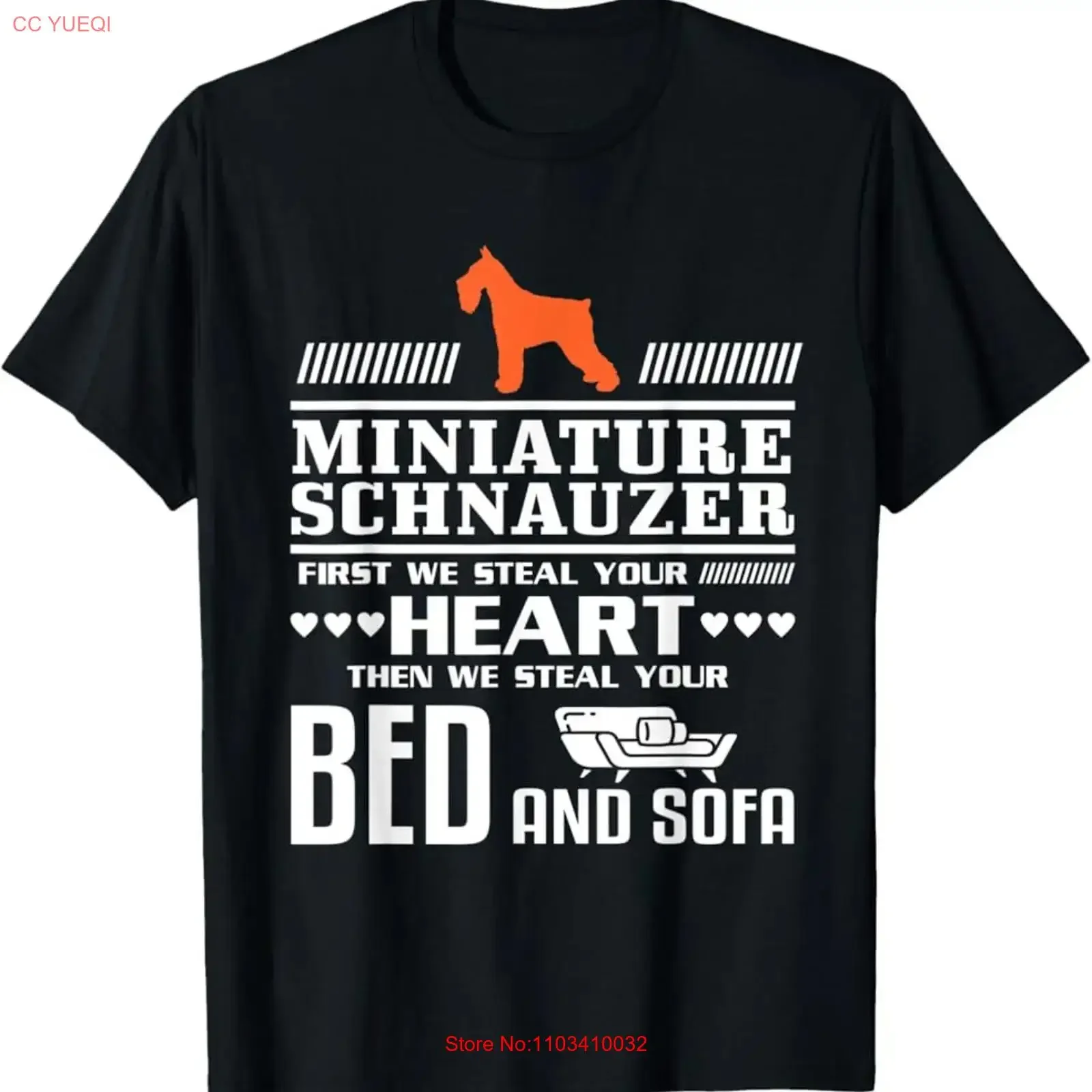 NOUVEAU Teimace Miniature Schnauzer Tricks UNISEX T SHIRT TAILLE S 3XL vintage Lavé Confortable Respirant Doux mode Légèrement