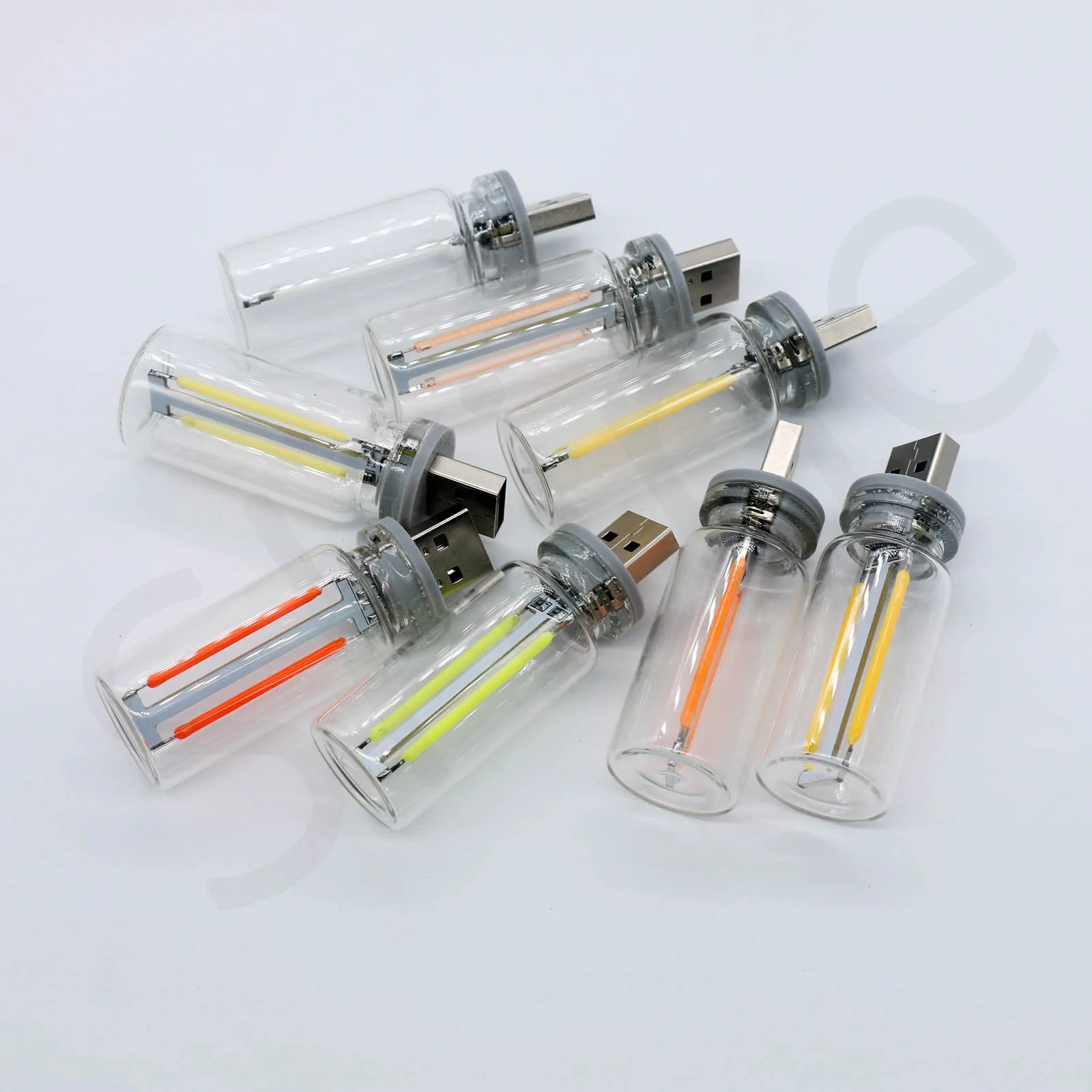 Imagem -06 - Edison Led Bead Bulbs Luz Atmosfera Colorida Usb Touch Dimming Luz Noturna Decorativa Novo 0.3w dc 5v 50 Pcs