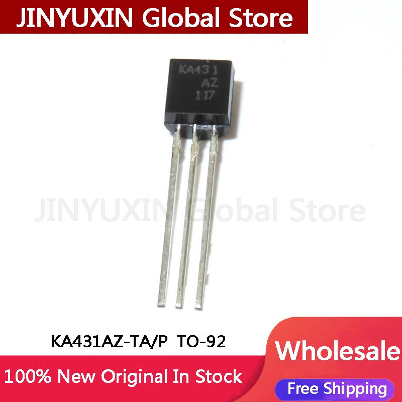 50-100Pcs KA431AZ KA431 KA431AZ-TA/P TO-92 Adjustable Voltage Regulator Transistor In Stock