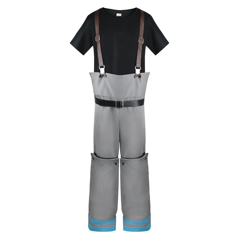 Shinra Kusakabe Fire Force Cosplay para homens, casaco, calças, jaquetas, uniforme, terno, força, Asa, Shoutai, Boiru, meninos