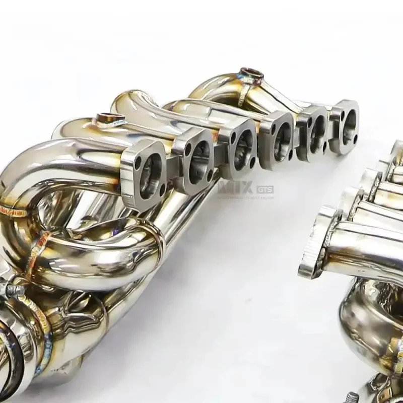 SS304 Racing Exhaust Manifold with Heat Shield Fit for Lamborghini Gallardo LP560 LP570 2010-2014 Tuning