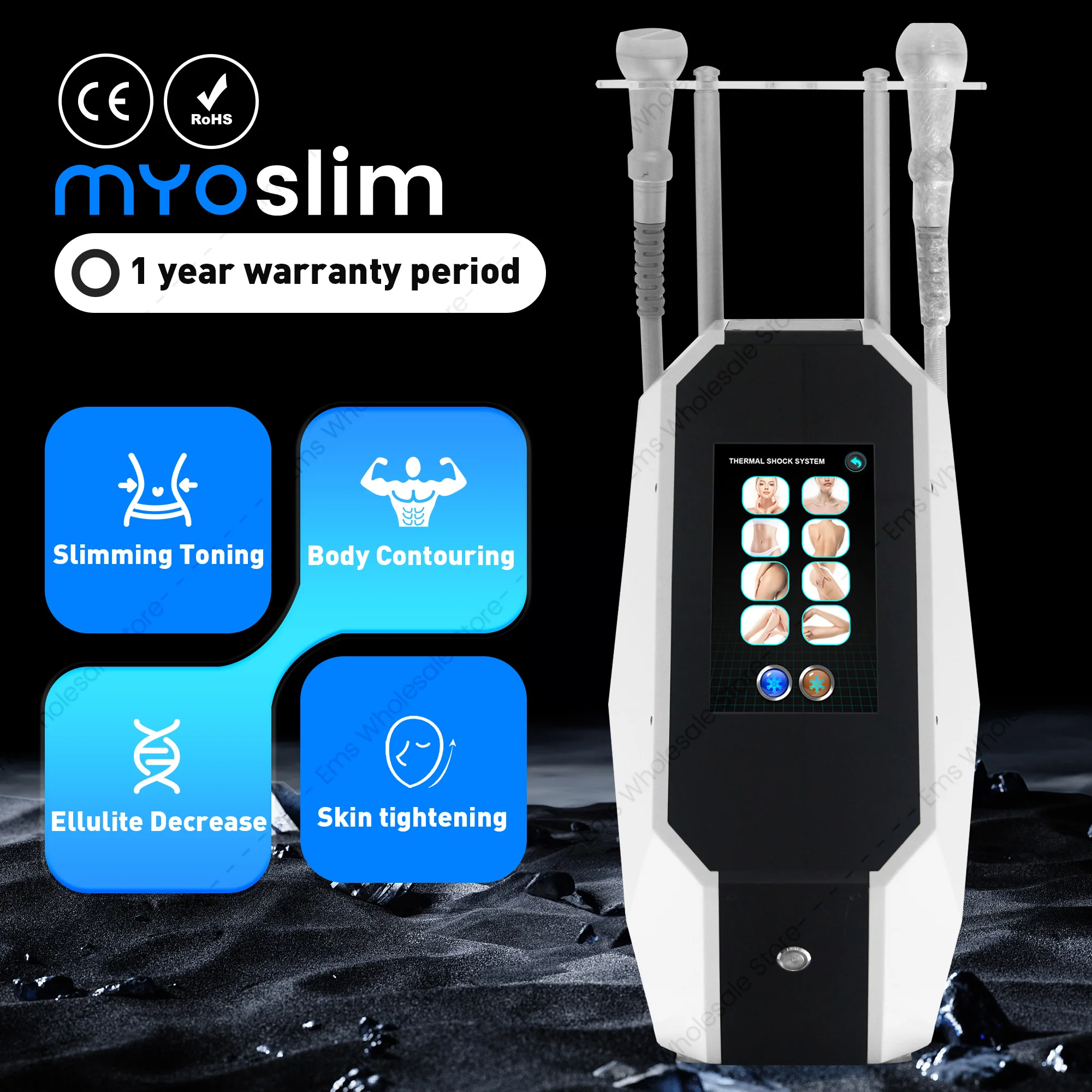 Portable Cryo Therapy Machine Cryo Tshock EMS Facial Machine Face Lifting and Body Slimming