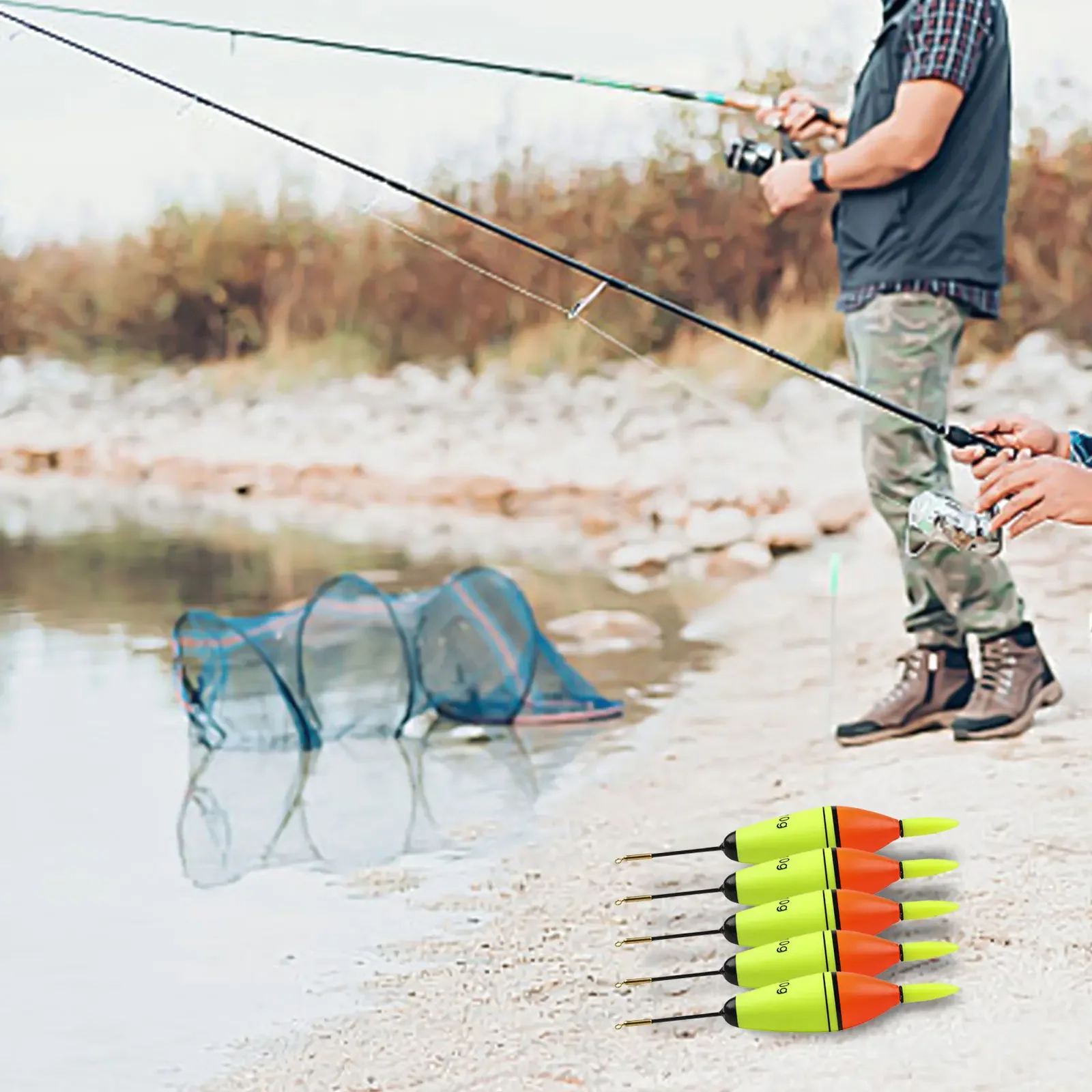 Night Fishing Electronic Fishing Float Integrated Rotating Float Luminous Fishing Float Wear-Resistant Floater