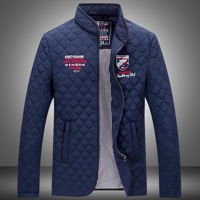 

Мужская хлопковая куртка на осень-зиму с воротником-стойкой, тонкая, молодежная, повседневная, свободного кроя, верхняя одежда для молодежи