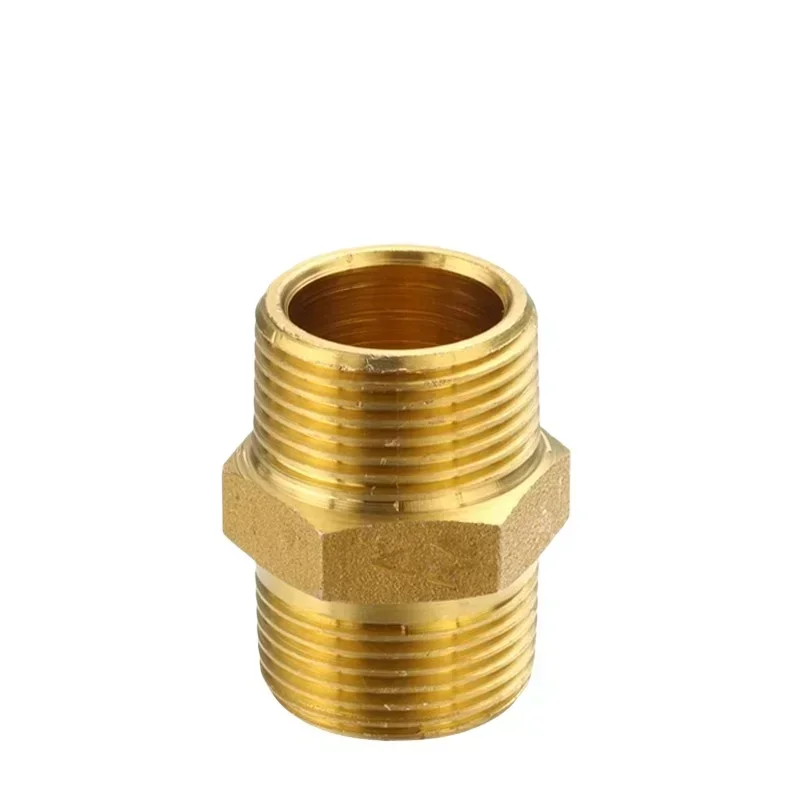 Thickened Brass Double Outer Wire Water Pipe Direct To Wire Outer Straight National Standard Multi Specification