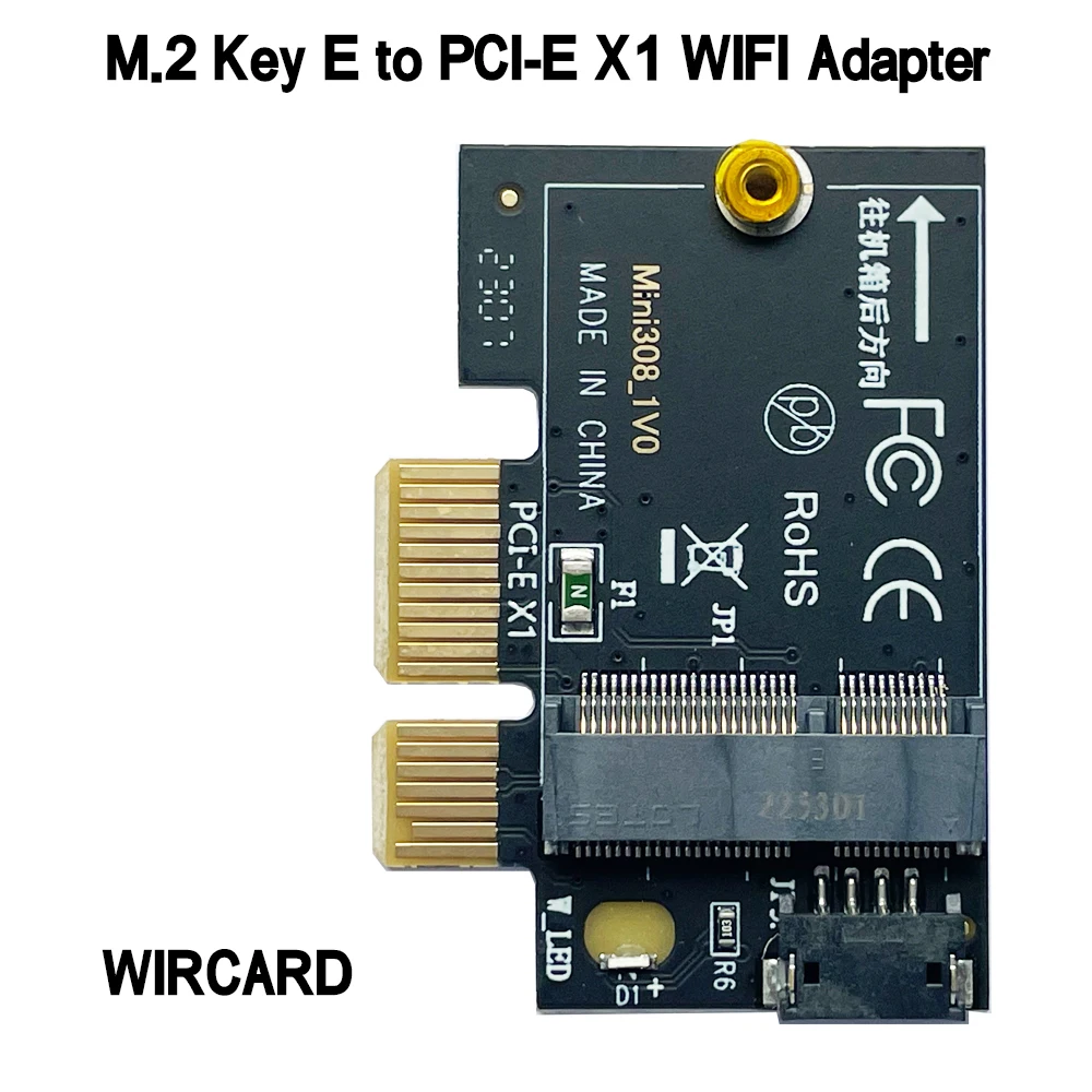 PCIE X1 WiFi Card Adapter Wireless Network Card M2 NGFF Bluetooth Converter for Desktop Wi-fi AX210 8260 8265NGW AX200 9260 7265