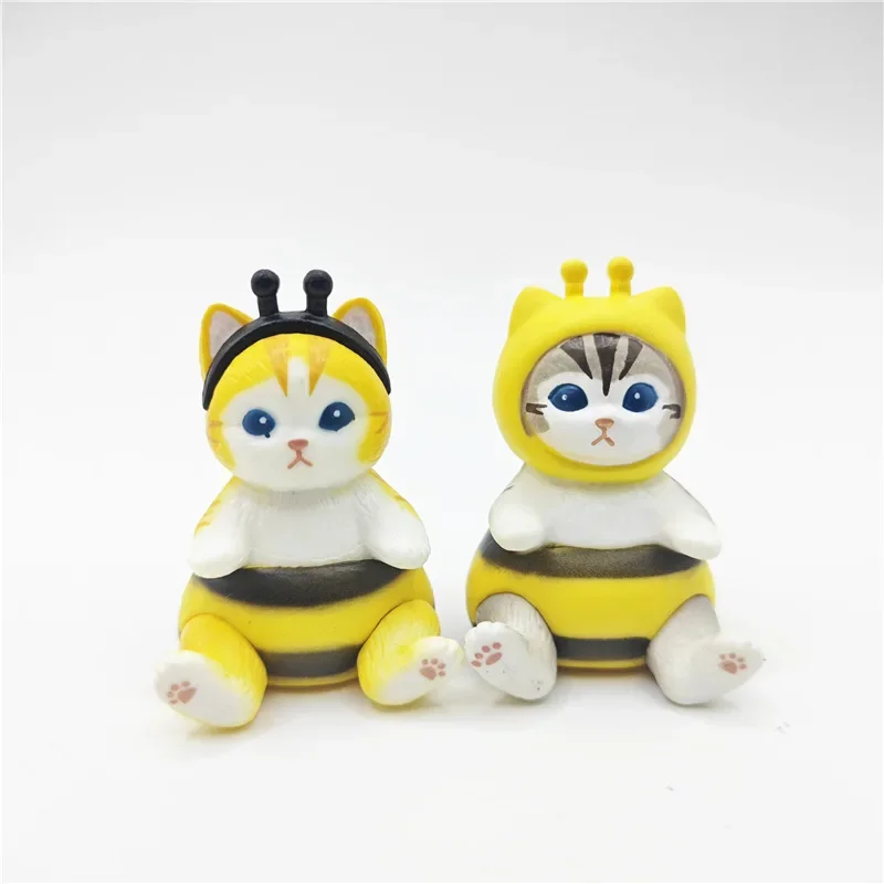 Figurki Mofusand Śliczna figurka PVC z kolekcji Cat-themed Ręcznie robiony model