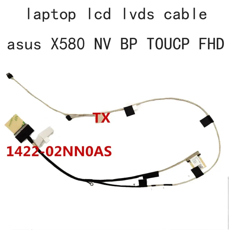 For Asus X580 X580NV X580BP VD 1422-02NN0AS pins 40 PIN LCD EDP FHD LVDS Cable