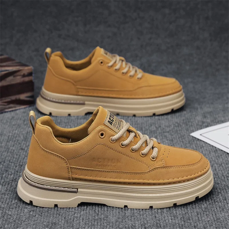 

Men's low cut hard soled workwear shoes anti slip and wear-resistant work shoes Waterproof labor protection shoes