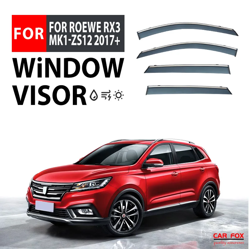 

Для ROEWE RX3 MK1-ZS12 2017 + пластиковый козырек для окна вентиляционные оттенки Защита от солнца дождя 4 шт./SE для ROEWE RX3 MK1-ZS12 2017 +
