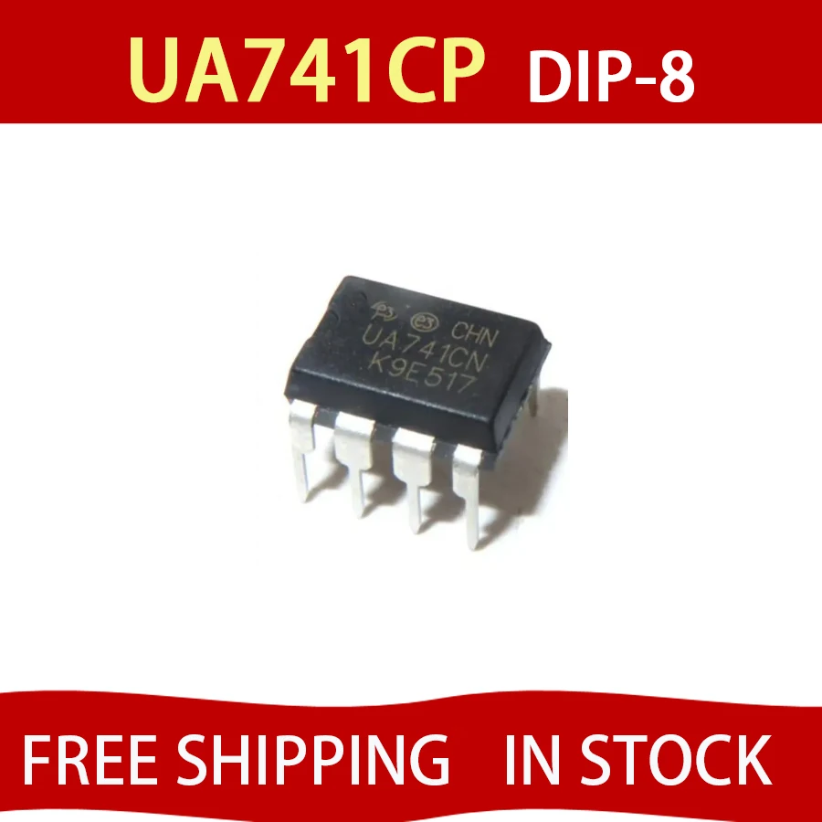 10PCS UA741CP DIP-8 UA741 UA741CN Operational Amplifier