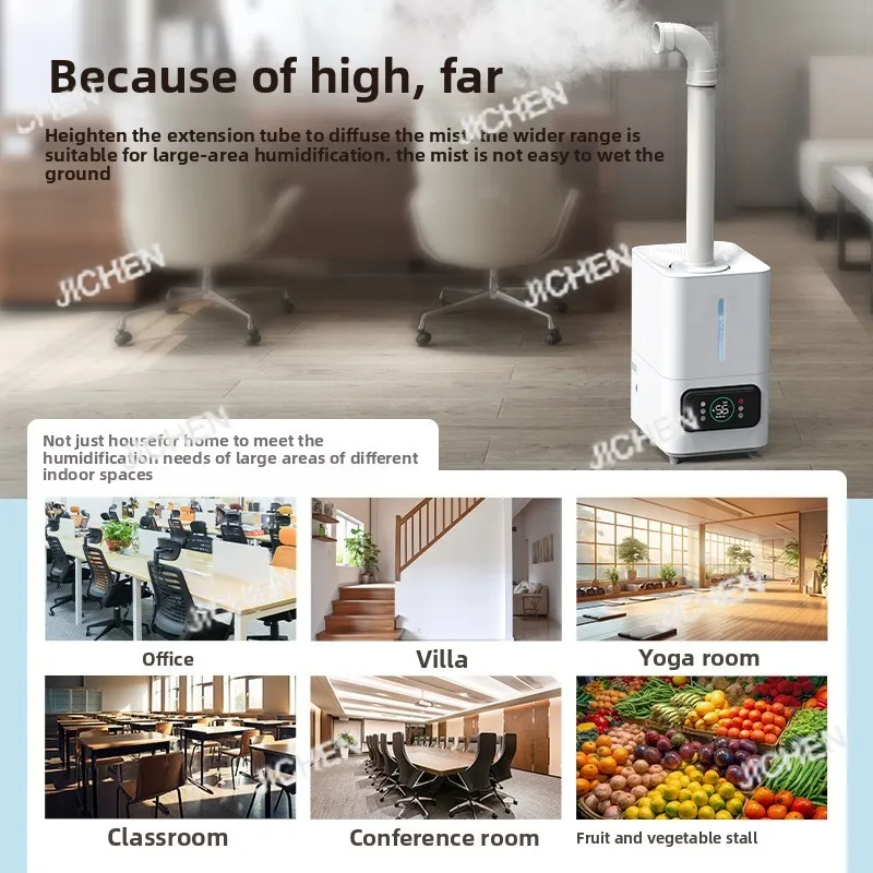 Umidificatore da tavolo da 6 litri Nebbia fredda ad ultrasuoni per camera da letto/ufficio Riempimento superiore per una facile pulizia Umidificatore silenzioso per il sonno