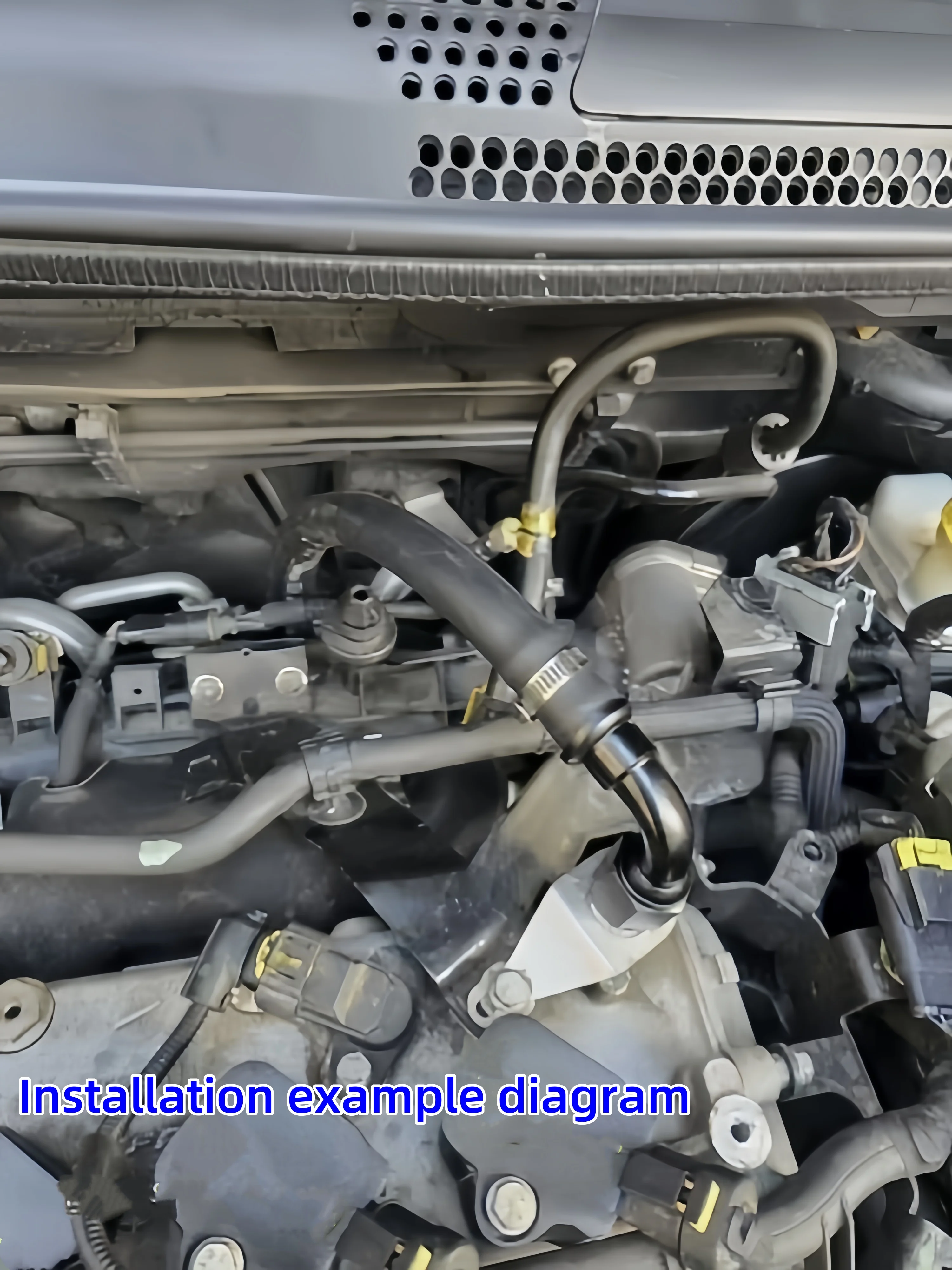 Abarth 500 / Grande Punto für Fiat Grande Punto 120 / Tipo mit modifiziertem T-Jet-Motor-Ansaugöl-Entlüftungsset – Detail 8