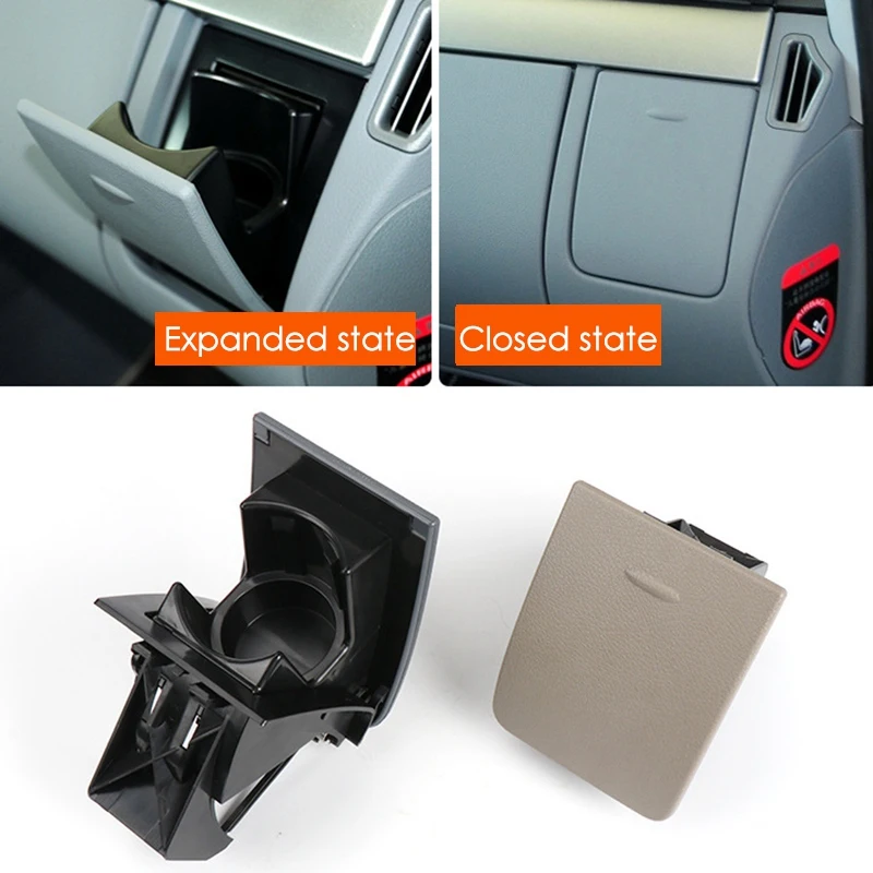 for Mercedes-Benz New Vito Metris Co-Pilot Storage Cup Holder W636 W639 2010-2015 Year Black