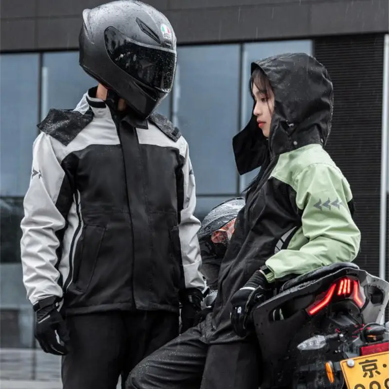 Motorcycle Raincoat Suit Rainstorm Prevention Pants Camping Hiking Fishing Raincoat Raincoat Motorcyclist Rain