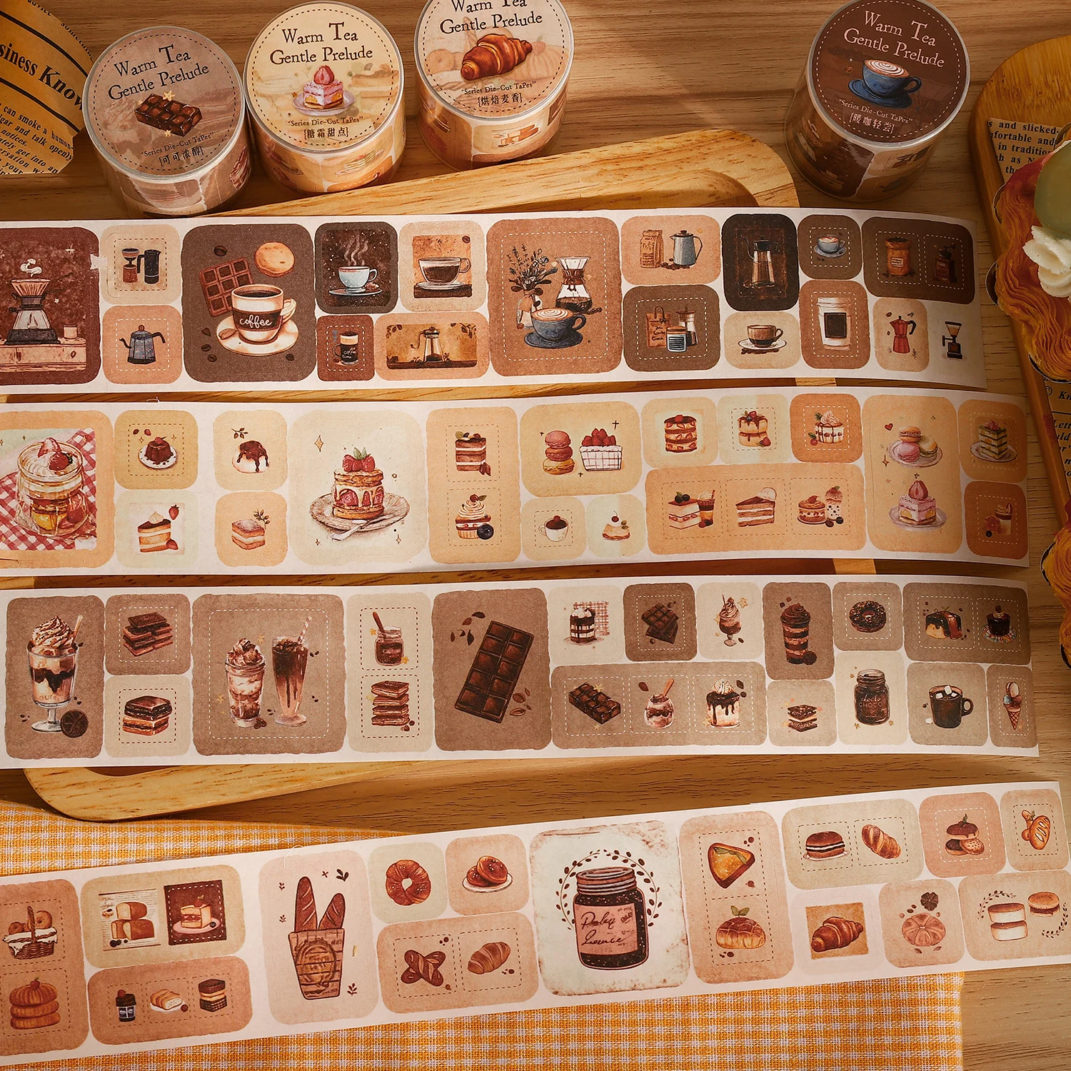 Cinta Decorativa Vintage con D - Coffee Tea Journal reseña y precio