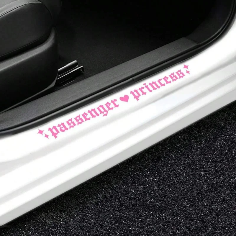 Passenger Princess Vinyl Car Sticker, Girly Vinyl Car Window Sticker, Fashionable Vinyl Sticker, Cute Car Accessories