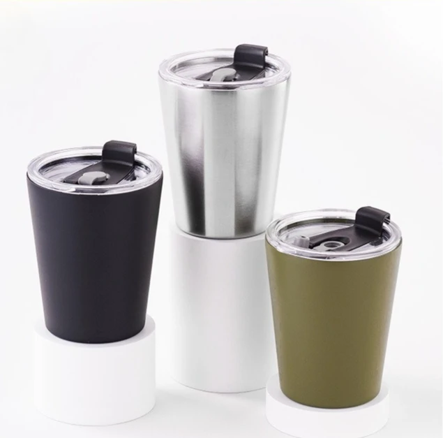 

Double anti-scalding camping cup 304 stainless steel outdoor camping double-layer mountaineering cup sealed food-grade cups