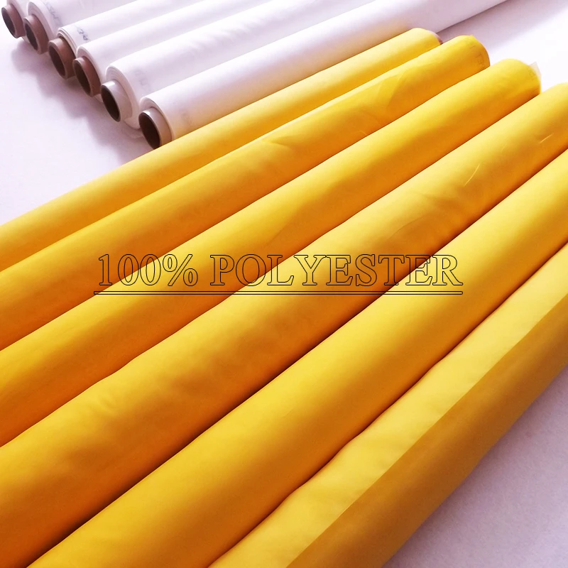 Free Shipping! High Tension 47T 55um 330CM 50M Silk Screen Printing Fabric For Handwork DIY Craft White