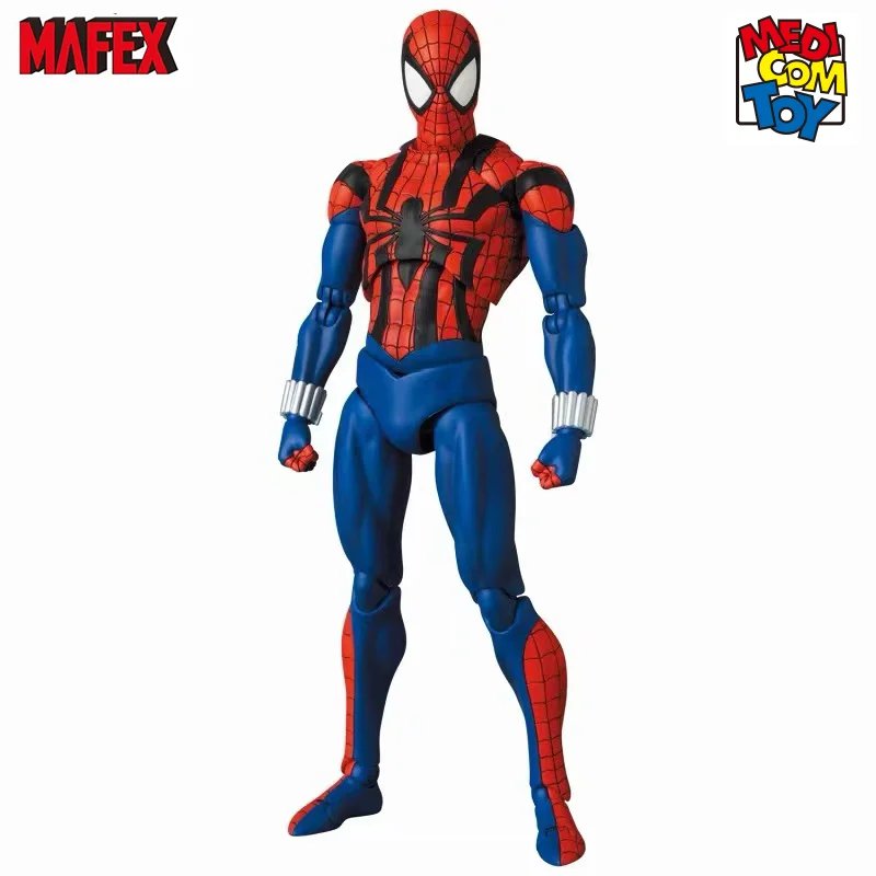 

In Stock Original Mafex 143 Spider Man Ben Reilly Clone Saga Anime Action Figures Model Toys Collection Gifts
