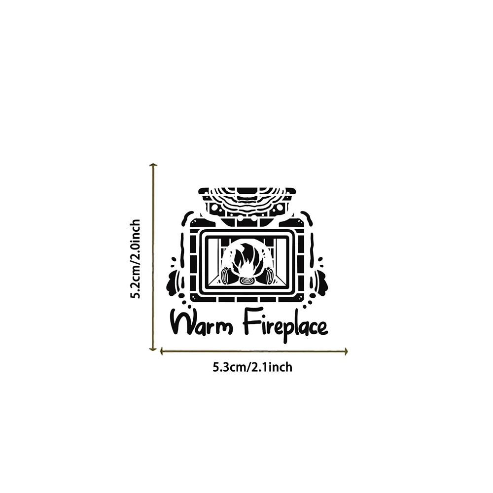 10/30/50pcs Transparent Black White Christmas Stickers Funny Cartoon Decals DIY Scrapbook Phone Notebook Sticker Decoration Toy