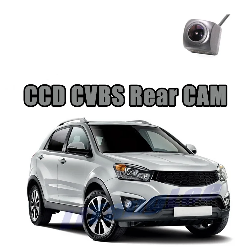 

Автомобильная камера заднего вида CCD CVBS 720P для SSangYong New Actyon Micro Rexton II 2011 ~ 2015 Обратный WaterPoof Парковочная резервная камера