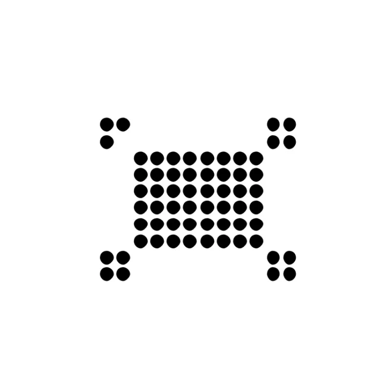 Direct heating  80*80  90*90  29LV652UE-90  MBM29LV652UE-90PBT  FBGA63  BGA63   BGA  Stencil Template