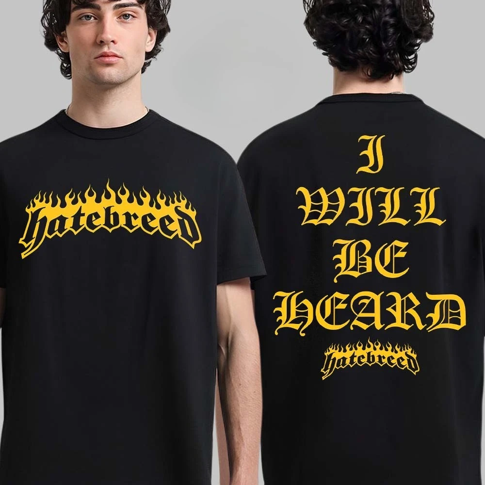 نادر Hatebreed سونيك معبد 2025 أبطال Merch المتشددين مع Hatebreed كل الأشياء ممكنة على الوجهين للجنسين تي شيرت #2