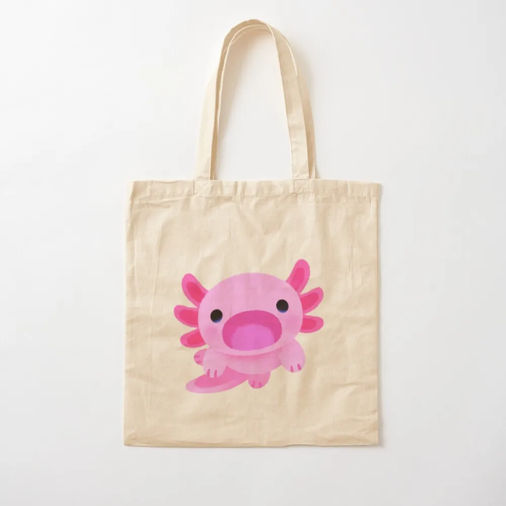 Happy axolotl - blue Tote Bag