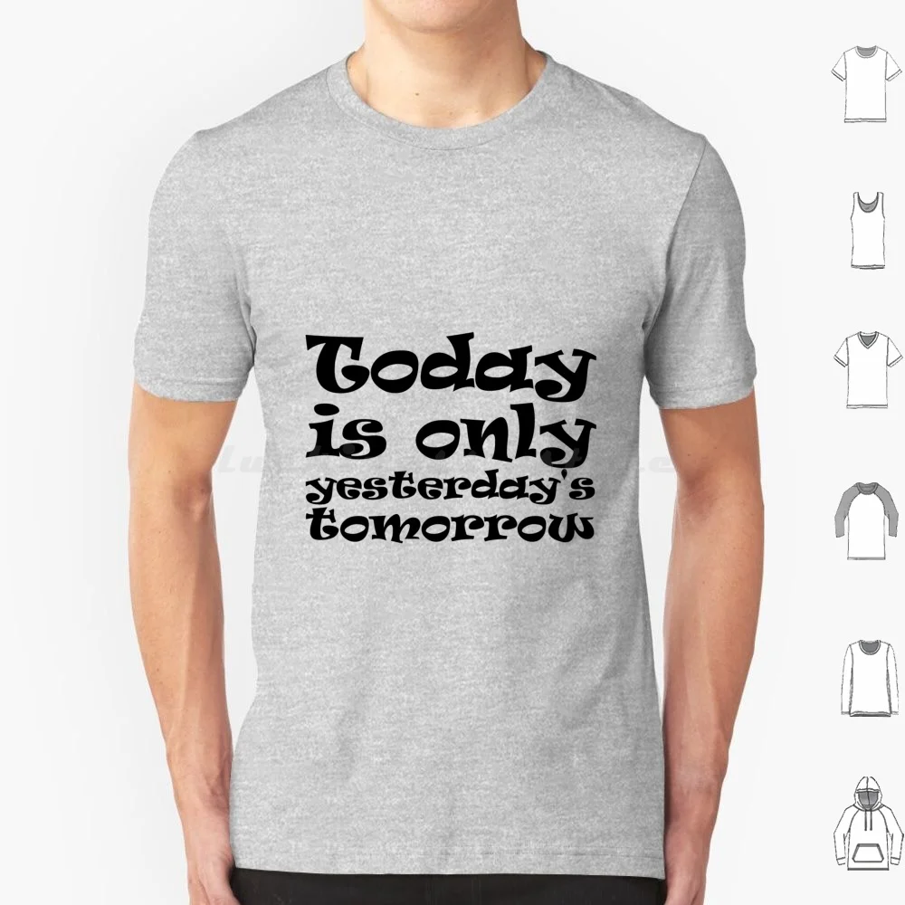 Today Is Only Yesterday's Tomorrow T Shirt Cotton Men Women DIY Print Lyrics Uriah Heep Prog 70s 1970s 1972 Demons And Circle